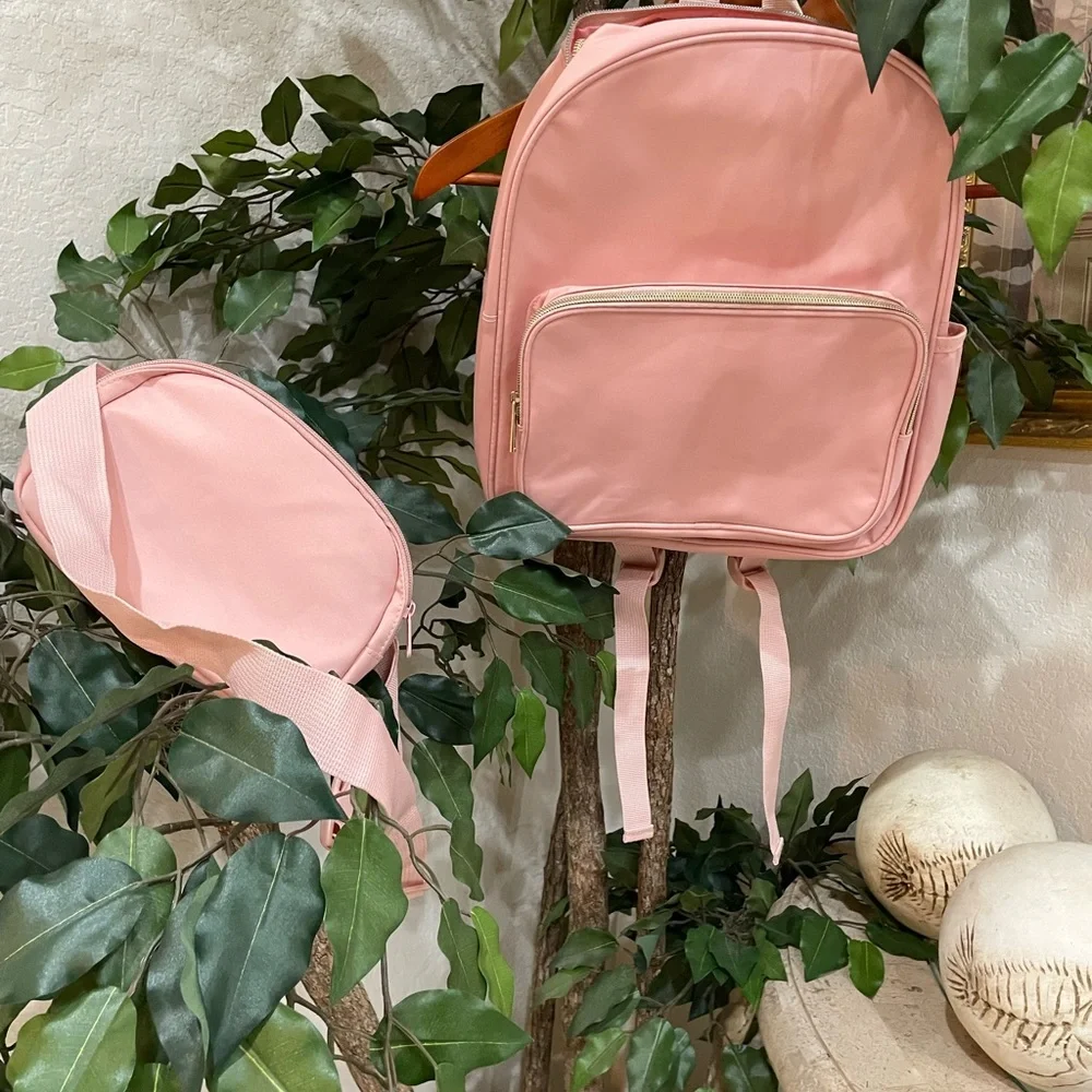 NWT MAKE MARKET 2 piece Crossbody Pink w coin purse to match backpack Both New